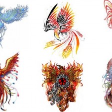 phoenix bird phoenix bird flame tattoo