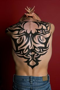 3D Back Tattoos Design Idea