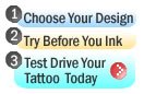 tattoo trial, test drive tat design