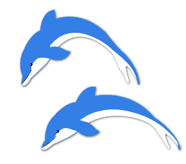 twin dolphins