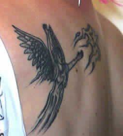 pinks angel tat