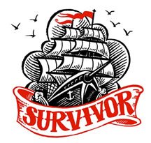 pirate ship survivor tattoo design